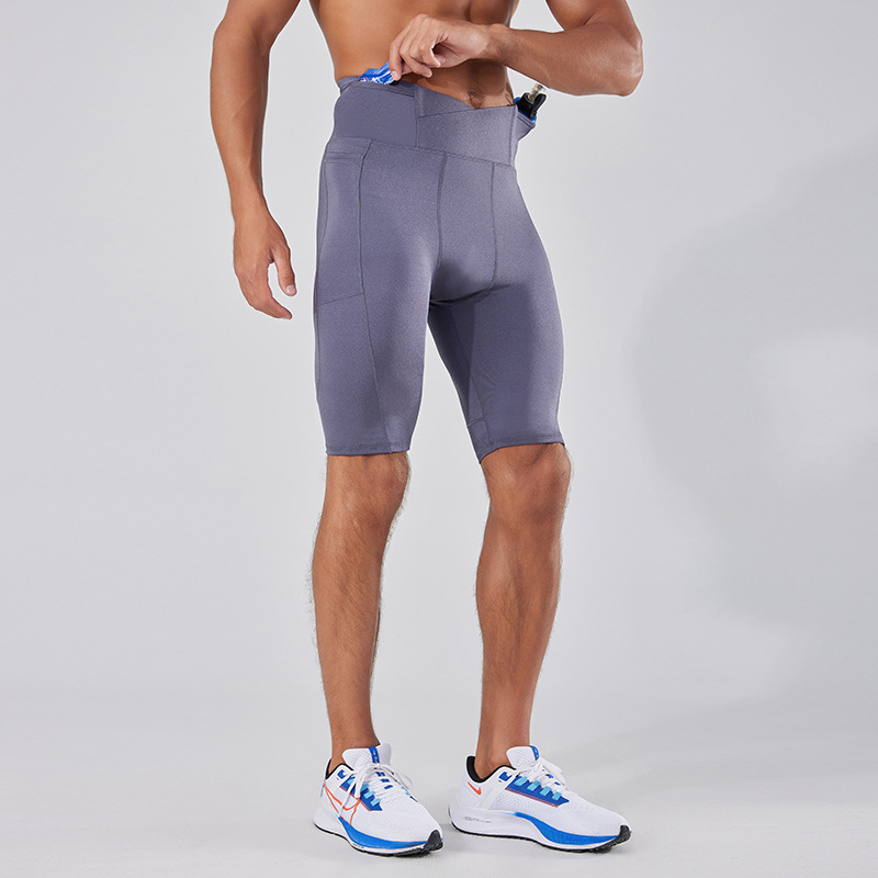 SBDK24403-High elastic cross-waist tight compression shorts – SBC