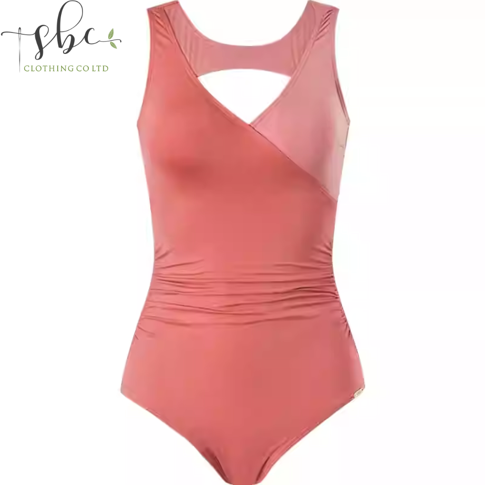 SBSWA21-01a -swimsuit featuring a revealing belly design, trending for slimming, showcasing large breasts and gathering small busts.