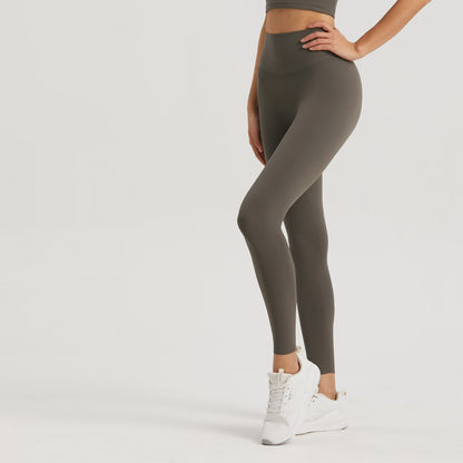 ALCK1523-No-size yoga pants, seamless glue-on one-piece nude sports tights