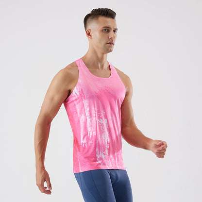 SBBX23108-Summer men's quick-drying lightweight fitness slim sports sleeveless