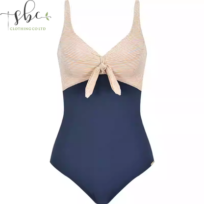 SBSWS19-14A-A stunning one-piece swimsuit for women, featuring a viral-inspired design with a sensual V-neck and hot spring-inspired elements
