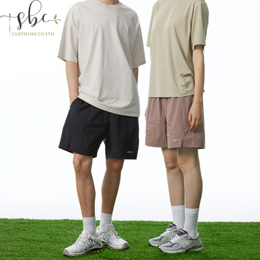 SBXK061-Spring and summer new products side slit trendy brand outdoor casual sports shorts  for men and women