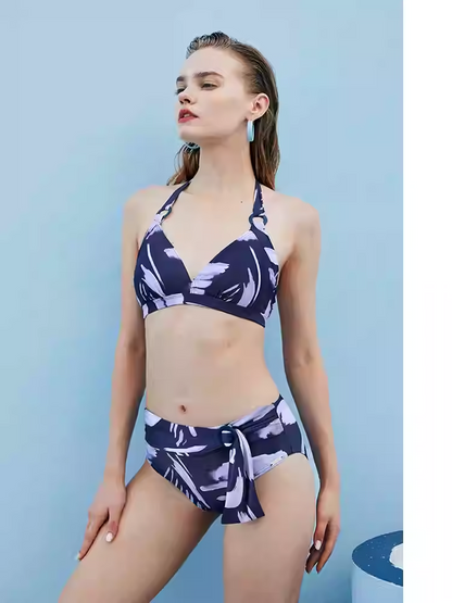 SBSWB21-01A  Three-point bikini-style lingerie with enhanced bust definition, ideal for beach vacations and swimwear