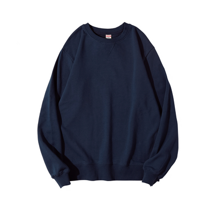 SBAG380Y-Tiffany Blue 380g tight fit cotton terry crew neck sweatshirt