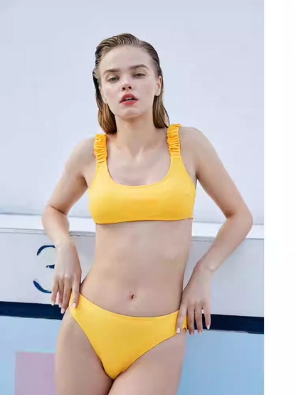 SBSWB21-01A  Three-point bikini-style lingerie with enhanced bust definition, ideal for beach vacations and swimwear