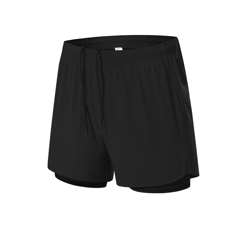 SBDK22001-Sports shorts for men, summer double-lined basketball training fitness pants