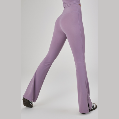 SBCK41006-Nude no size lulu yoga pants high waist hip lifting yoga bell bottom pants