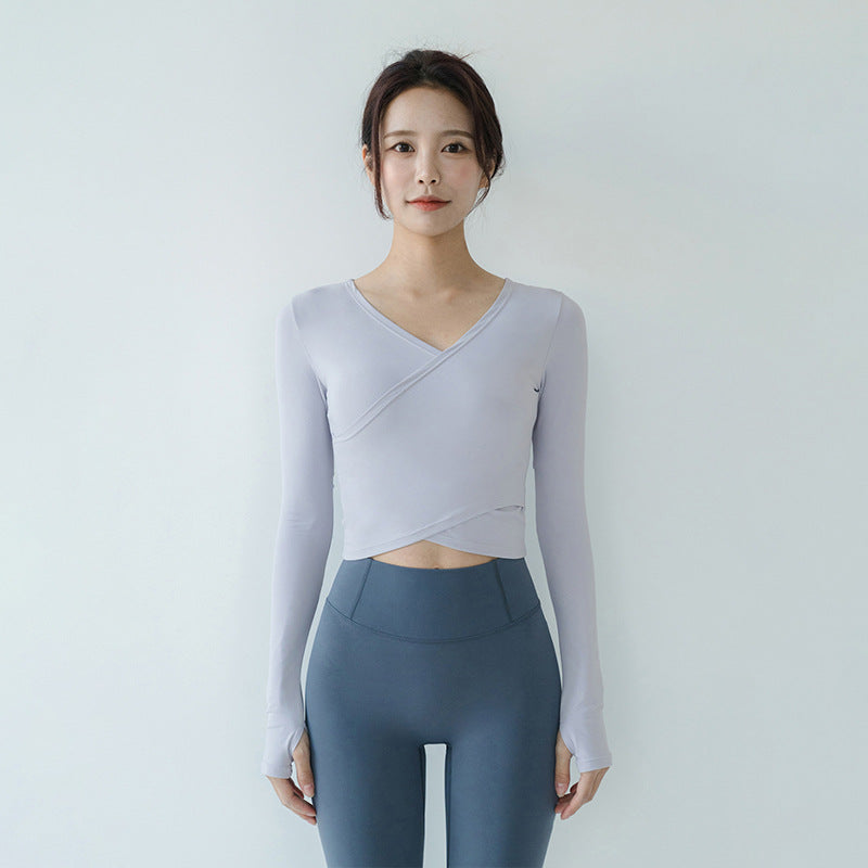 SBSY220917-New sports quick-drying long-sleeved women's running tops